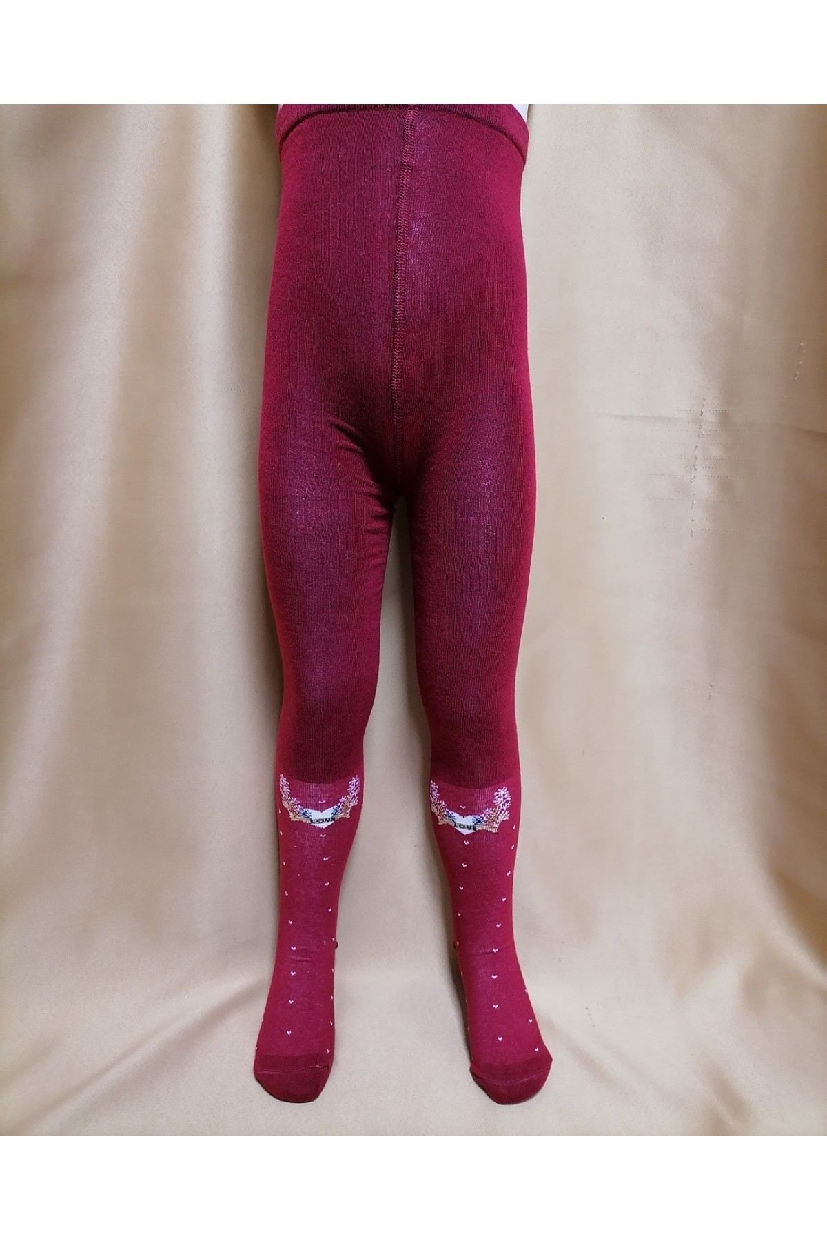 Kız Çocuk Renkli Desenli Külotlu Çorap SN009