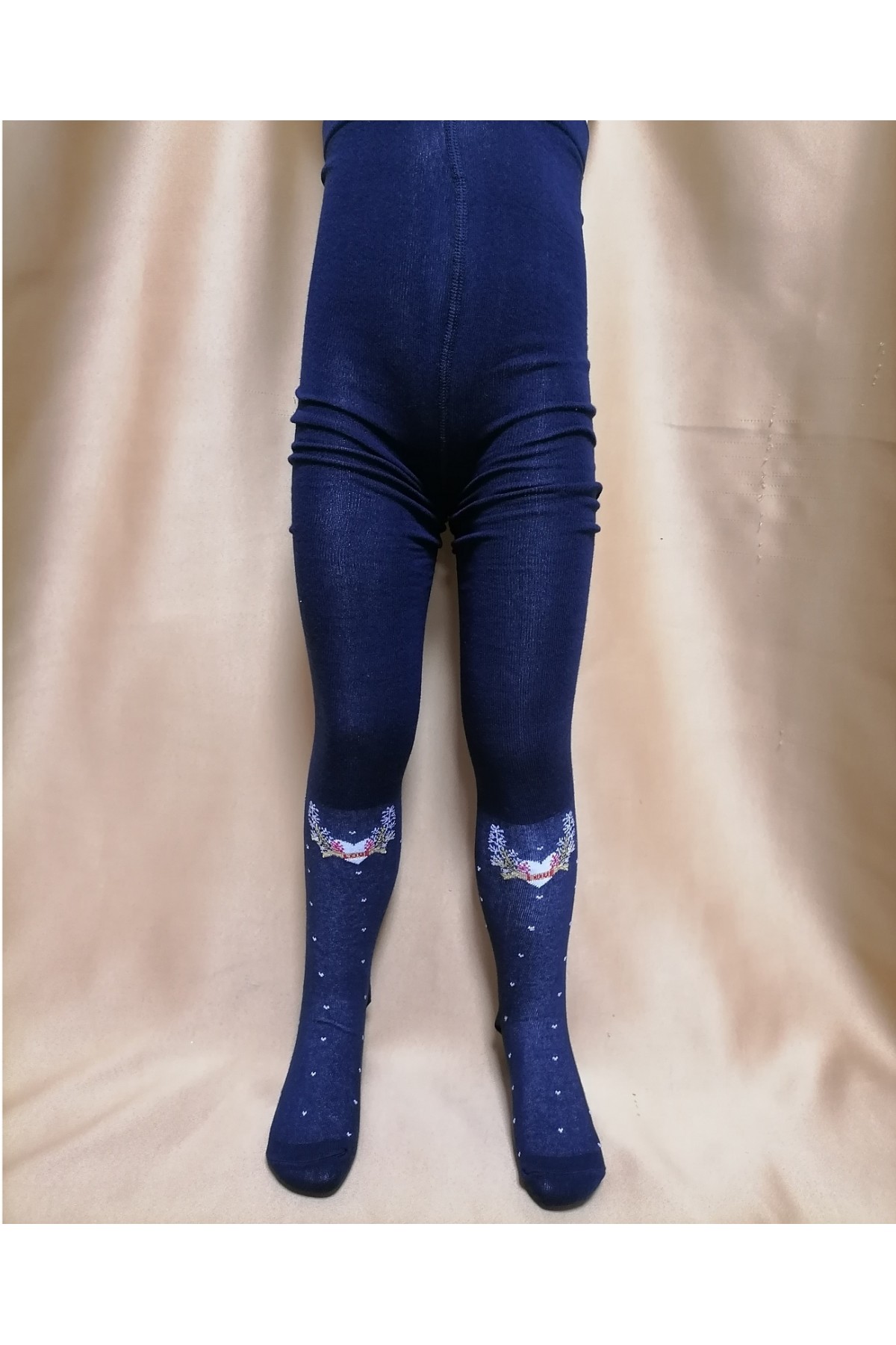 Kız Çocuk Renkli Desenli Külotlu Çorap SN009