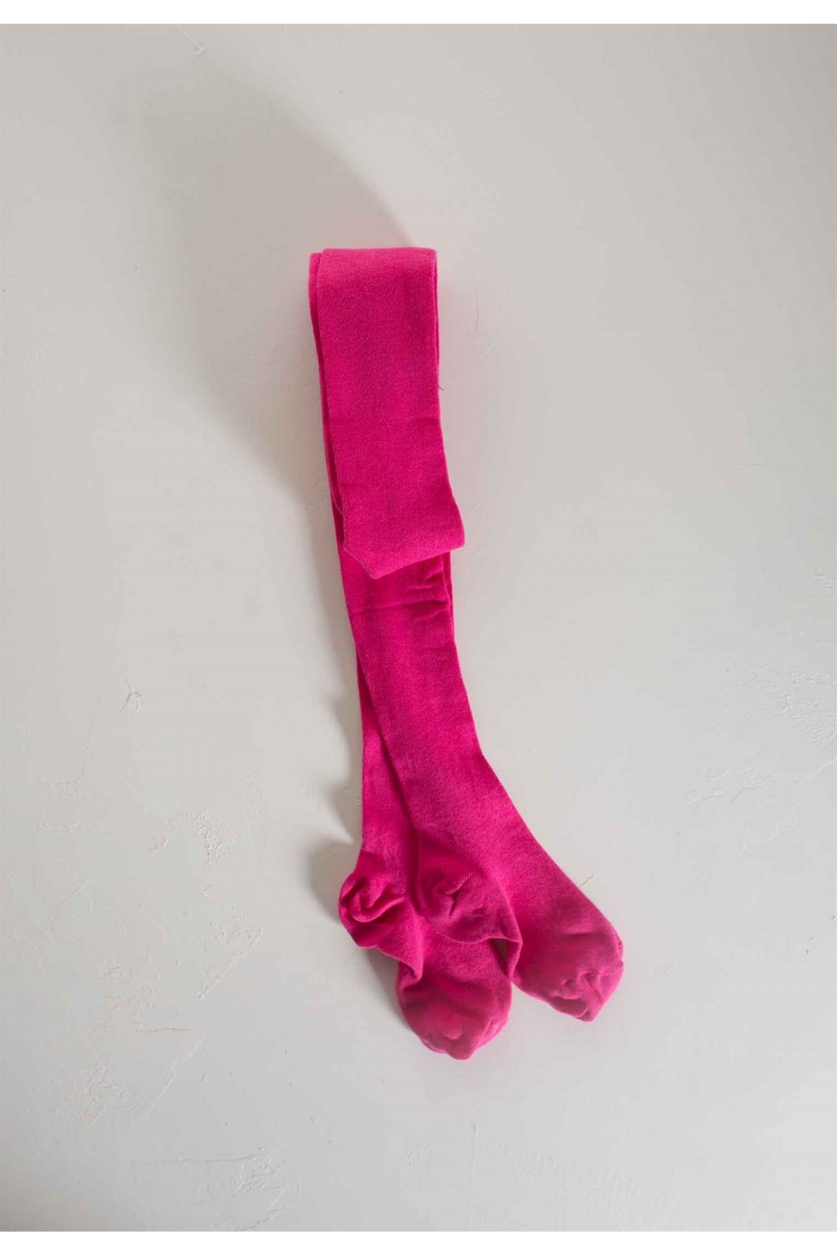 Kız Çocuk Fuşya Külotlu Çorap 2626F