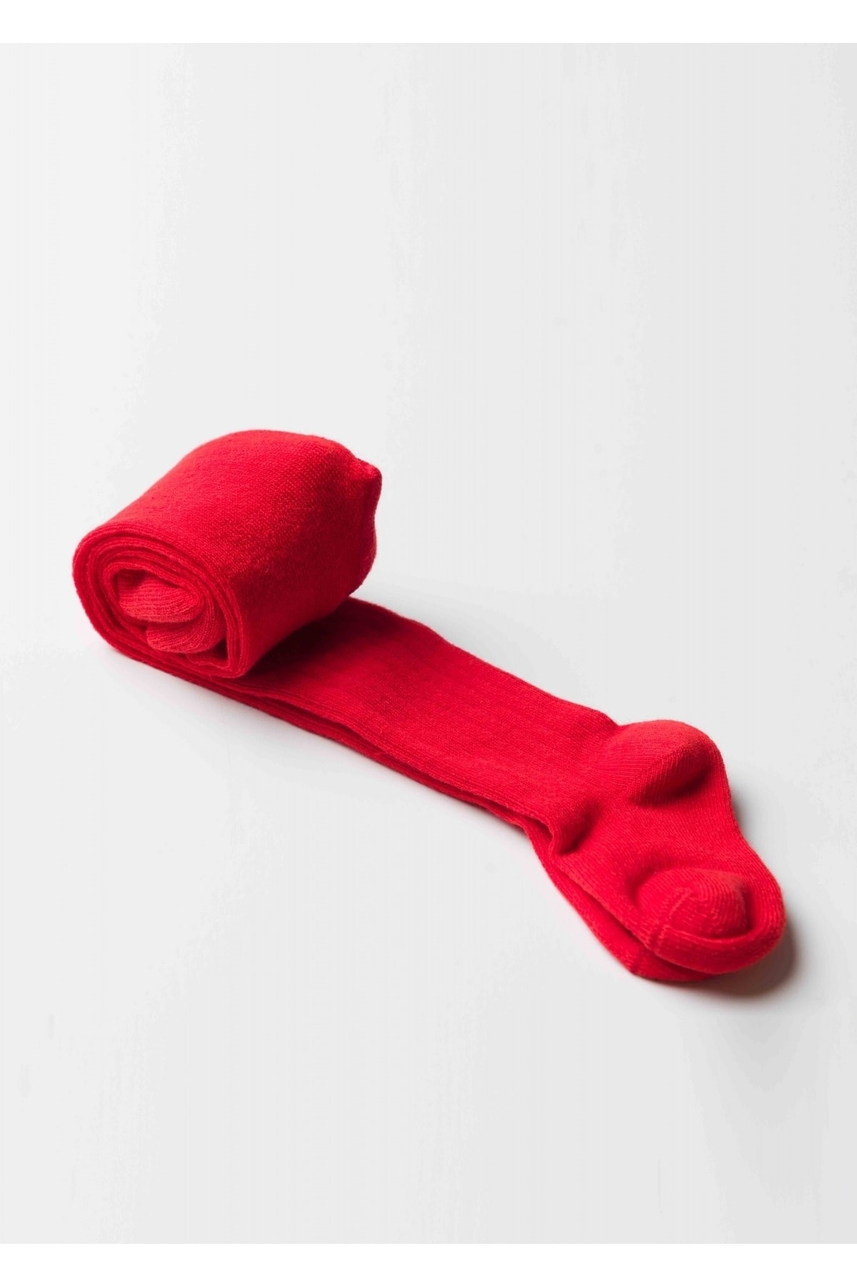 Kız Çocuk Kırmızı Pamuklu Külotlu Çorap 2626k